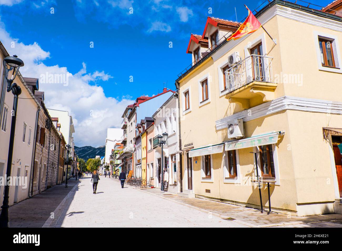 Njegoševa, Cetinje, Montenegro, Europa Stockfoto