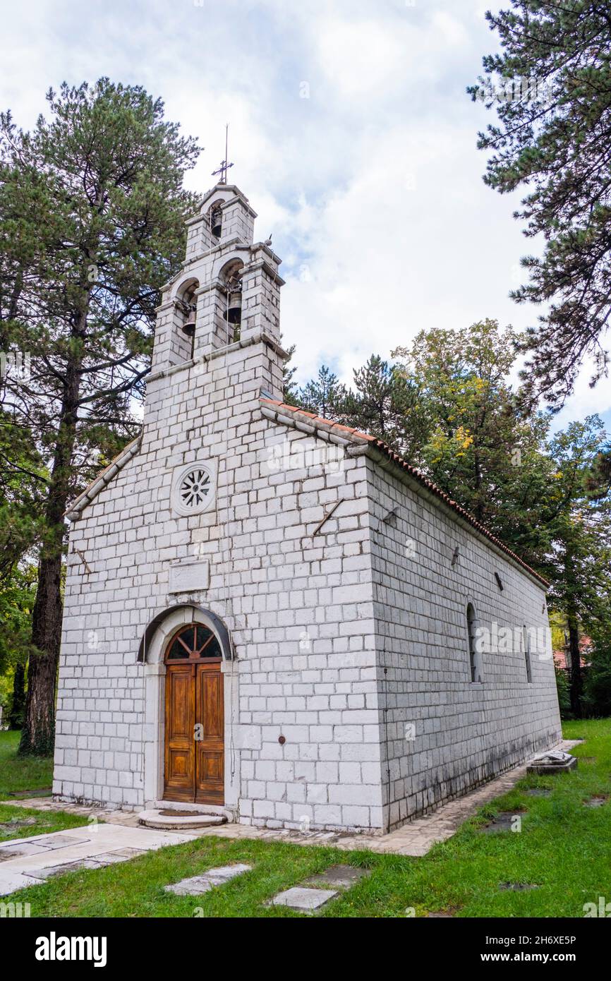 Vlach Kirche, Vlaska Kirche, Cetinje, Montenegro, Europa Stockfoto