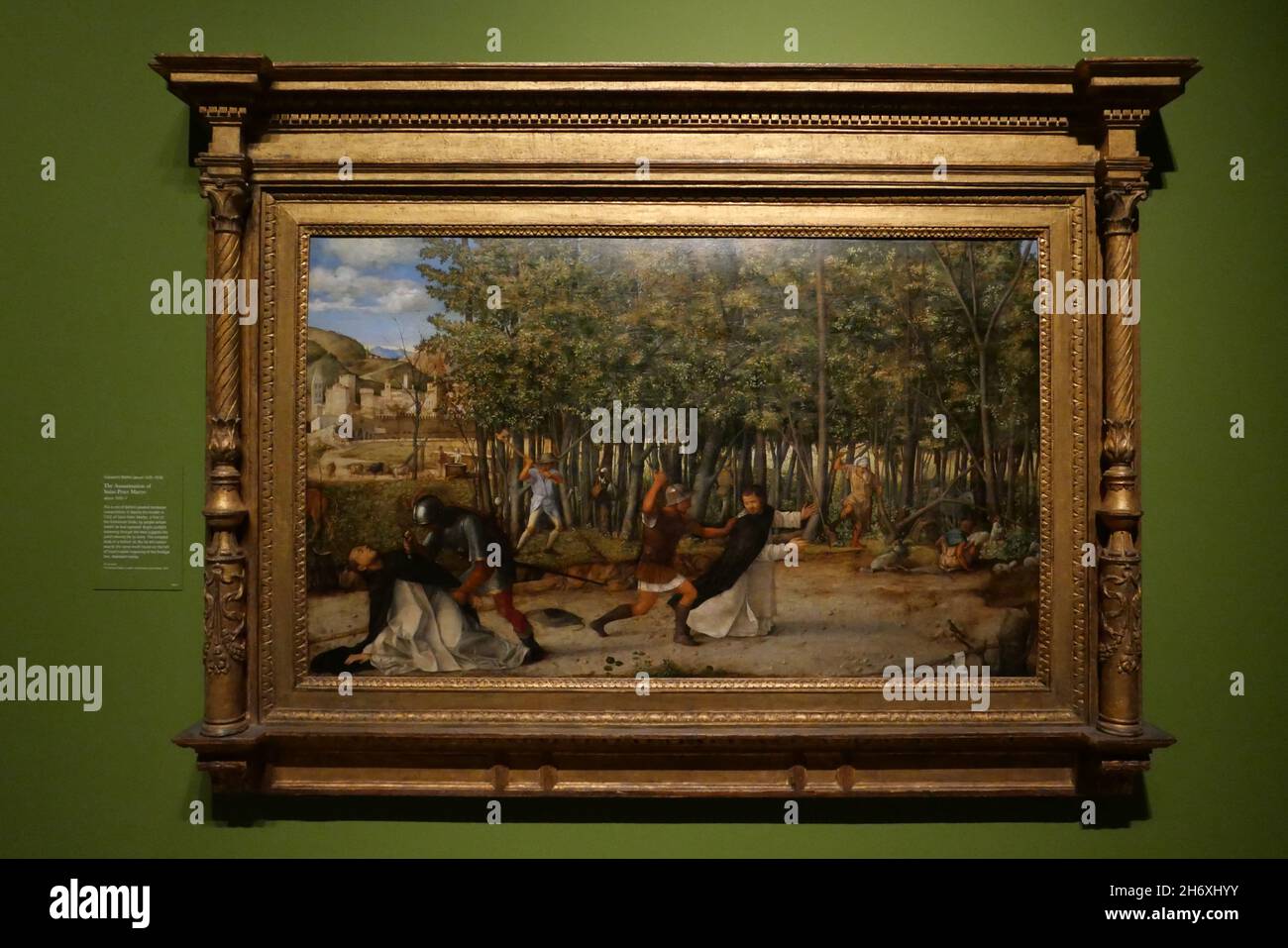 In der Nationalgalerie wird am 20. November 2021 eine große Ausstellung des deutschen Renaissance-Künstlers Albrecht Durer eröffnet. Die erste bedeutende britische Ausstellung der Werke des Künstlers in einer so breiten Palette von Medien seit fast zwanzig Jahren zeigt Dürers als Maler, Zeichner und Grafiker. Die meisten der ausgestellten Werke werden zum ersten Mal in Großbritannien gezeigt. Es konzentriert sich auf den Künstler durch seine Reisen bringt den Besucher näher an den Mann selbst und die Menschen und Orte, die er besucht., durch über hundert Gemälde, Zeichnungen, Drucke und Dokumente ... Stockfoto