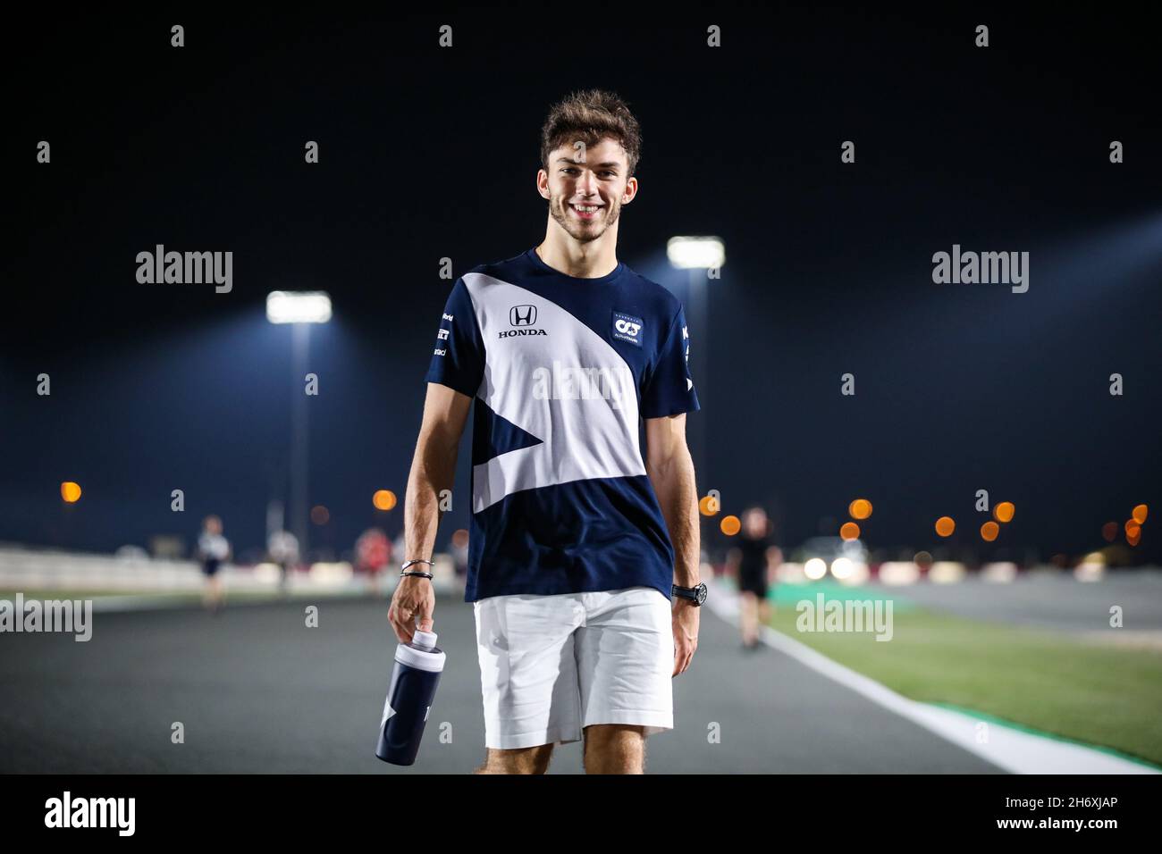 GASLY Pierre (Fra), Scuderia AlphaTauri Honda AT02, Portrait während des Formel 1 Ooredoo Qatar Grand Prix 2021, 20. Lauf der FIA Formel 1 Weltmeisterschaft 2021 vom 19. Bis 21. November 2021 auf dem Losail International Circuit, in Lusail, Katar - Foto: Florent Gooden/DPPI/LiveMedia Stockfoto