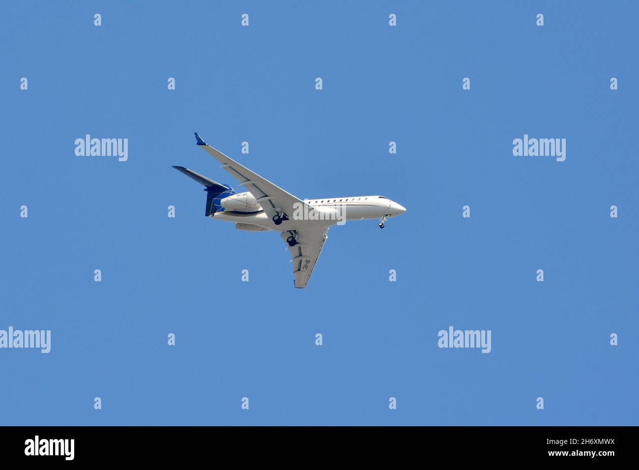 DC Aviation Malta, Bombardier Global 6000 Stockfoto