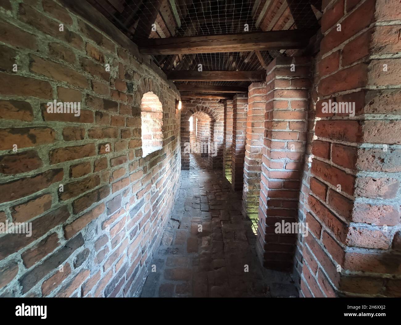 Cracovia Barbican, Polonia Stockfoto