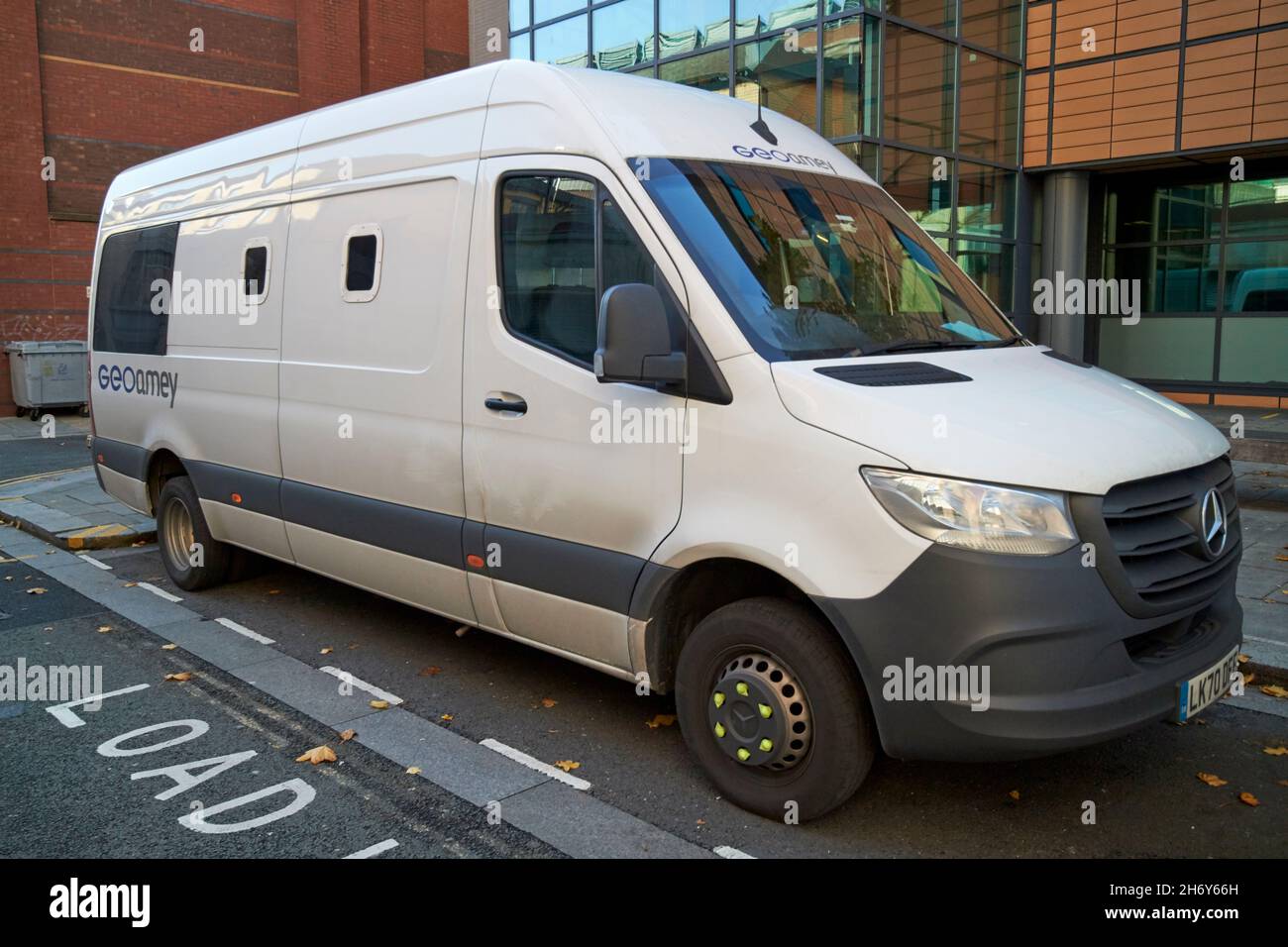 Geoamey Gefangener Transportfahrzeug van Liverpool merseyside großbritannien Stockfoto