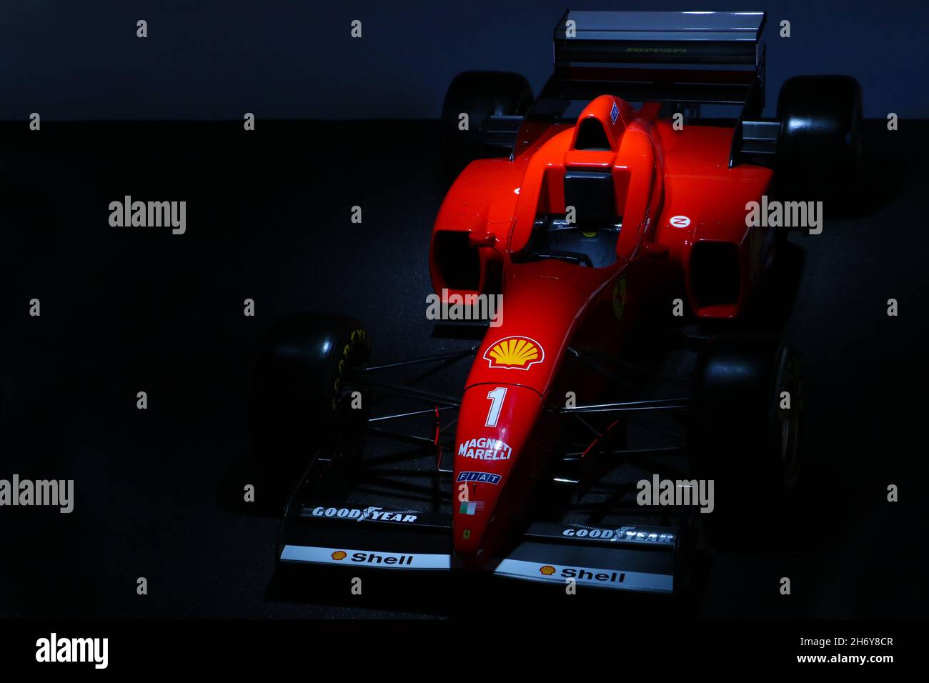 Micheal Schumachers ferrari Formel-1-Rennwagen in Maranello Stockfoto