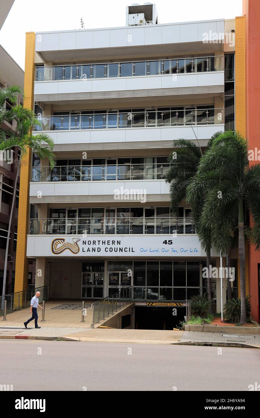 Northern Land Council Gebäude in Darwin, Northern Territory, Australien Stockfoto