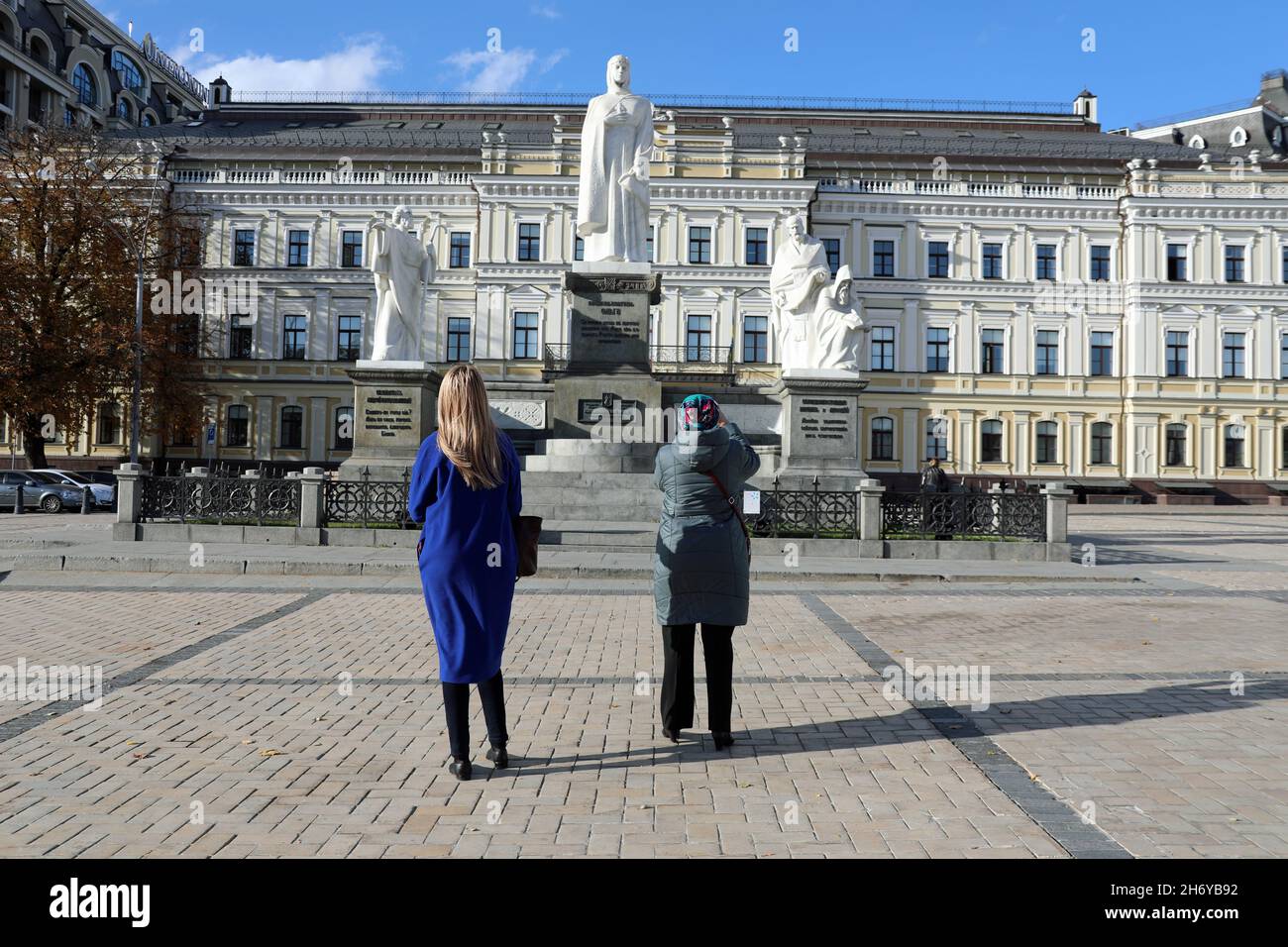 Denkmal der Großfürstin Olga von Kiew Stockfoto