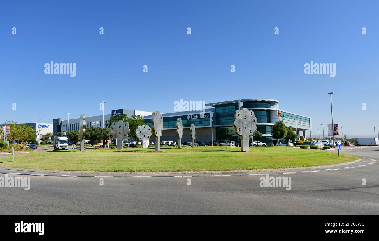 All Cargo logistic Service Center in der Nähe des Ben Gurion Flughafens in Israel. Stockfoto