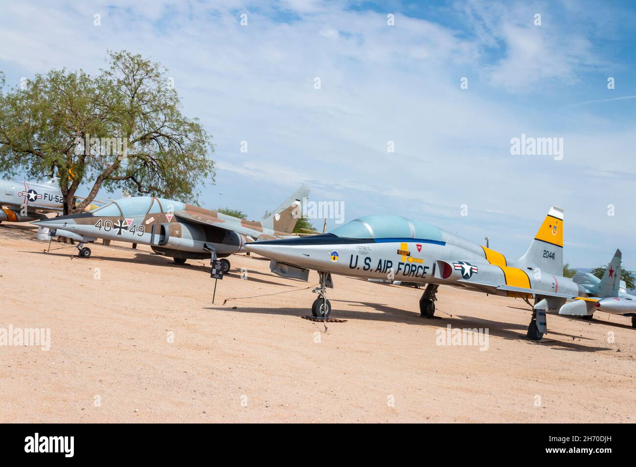 Flugzeug im Pima Air & Space Museum Stockfoto