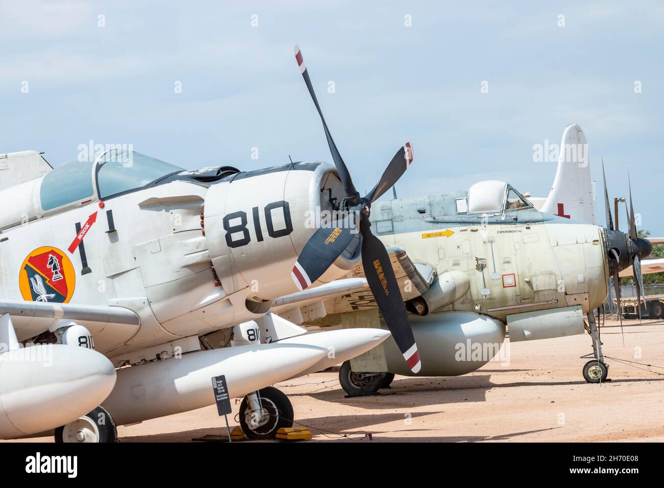 Flugzeug im Pima Air & Space Museum Stockfoto