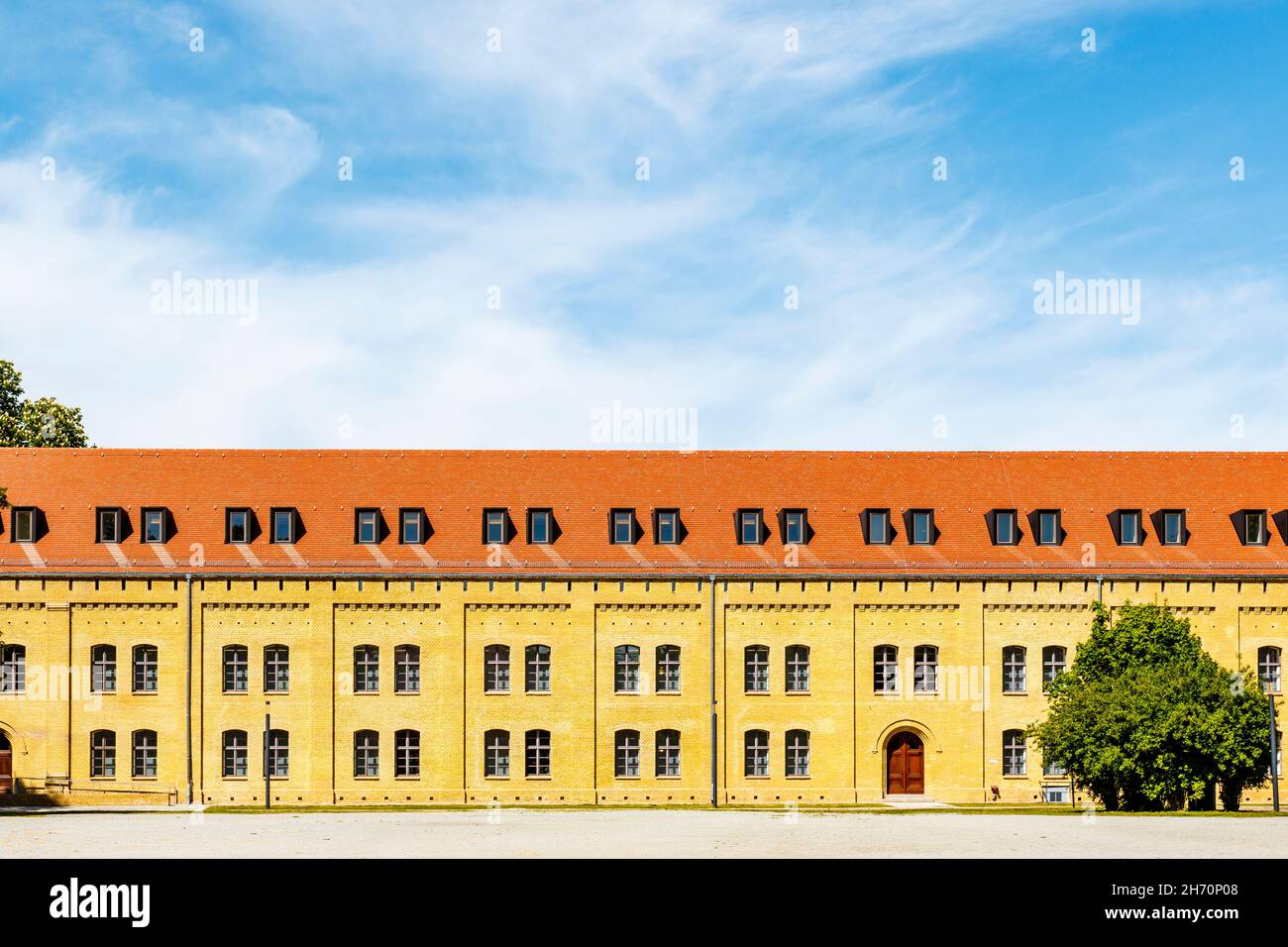 Innenhof der Zitadelle Spandau, Berlin, Deutschland Stockfoto