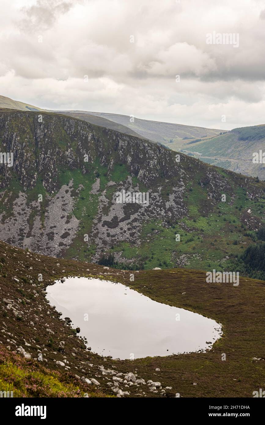 Arts Lough in den Wicklow Mountains, County Wicklow, Irland Stockfoto