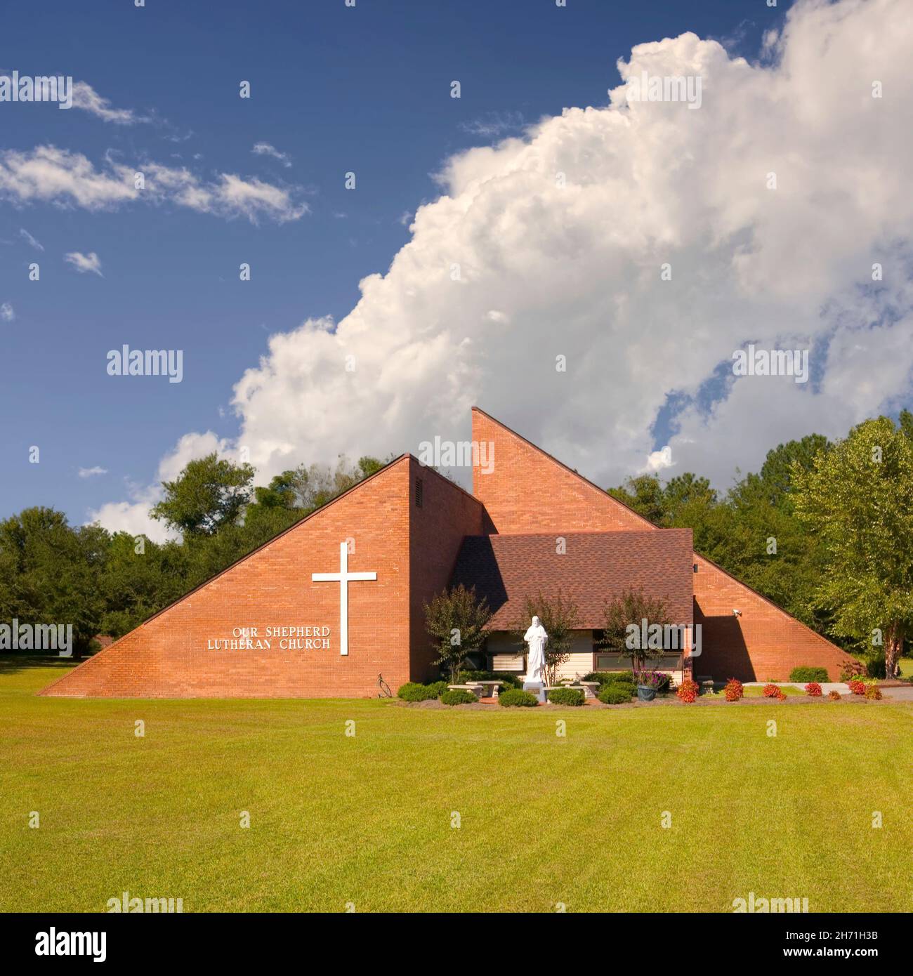 Unsere Shepherd Lutheran Church befindet sich in Hartsville South Carolina USA Stockfoto