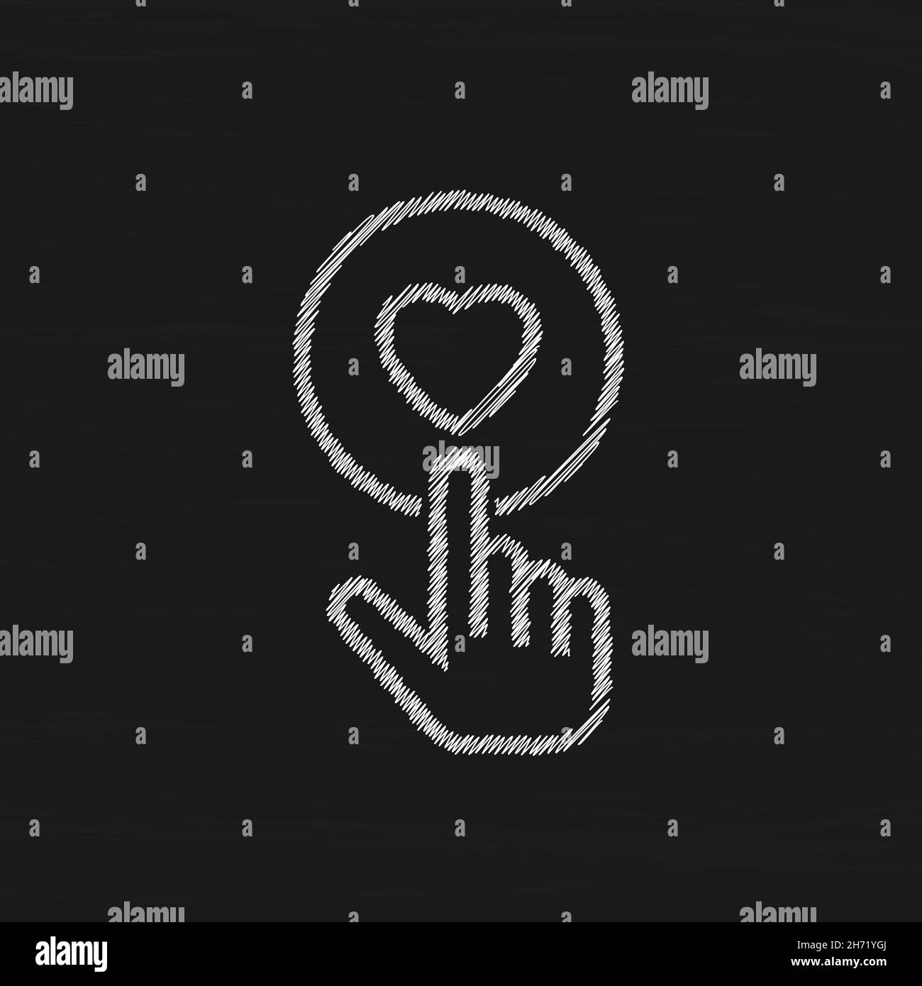 Finger drücken Donate Button Symbol freiwillig und Spendenkonzept Stock Vektor