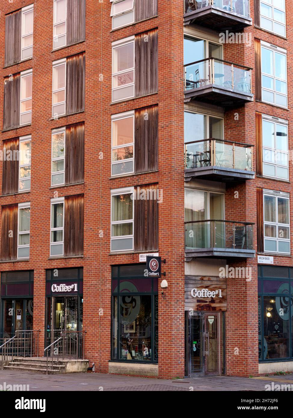 Coffee Number One, Coffee Shop, Bristol, England, Großbritannien, GB. Stockfoto