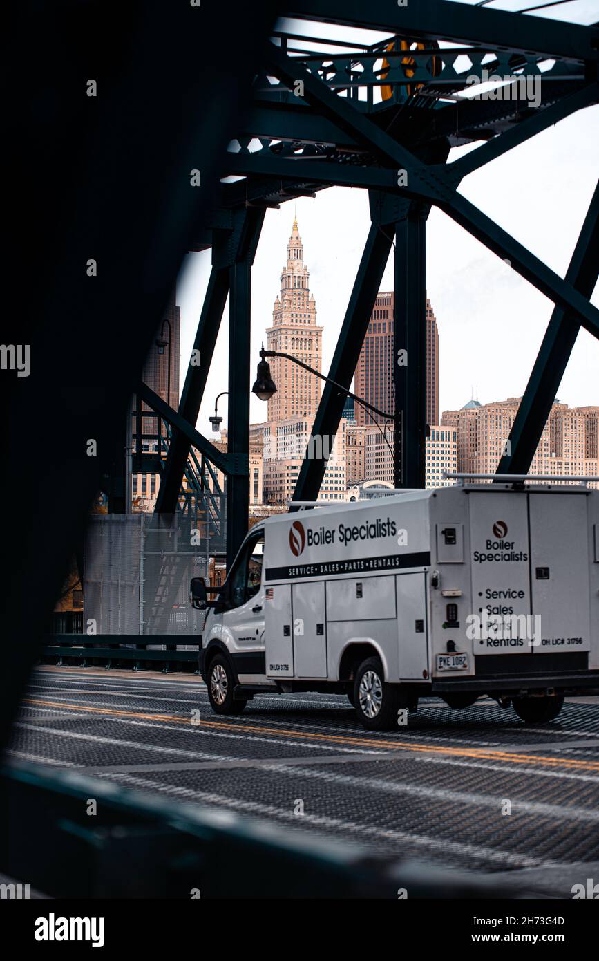 Terminal Tower in Cleveland, Ohio Stockfoto