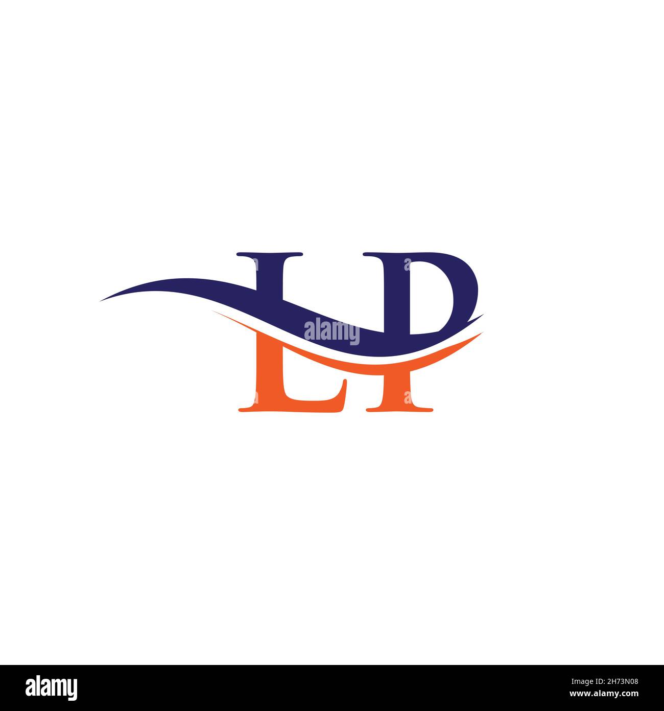 Initial LP Letter Logo-Design mit modernen trendigen. LP-Logo-Design Stock Vektor