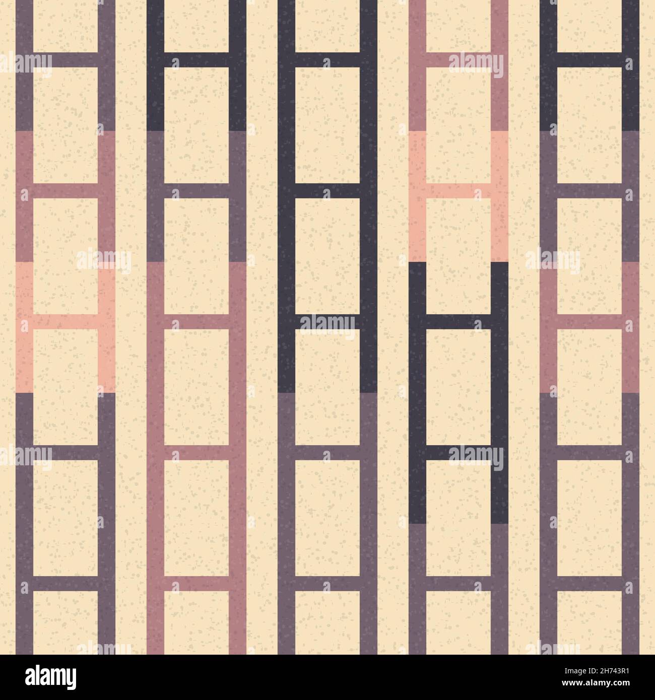 Abstrakte geometrische generative Illustrationen Stock Vektor