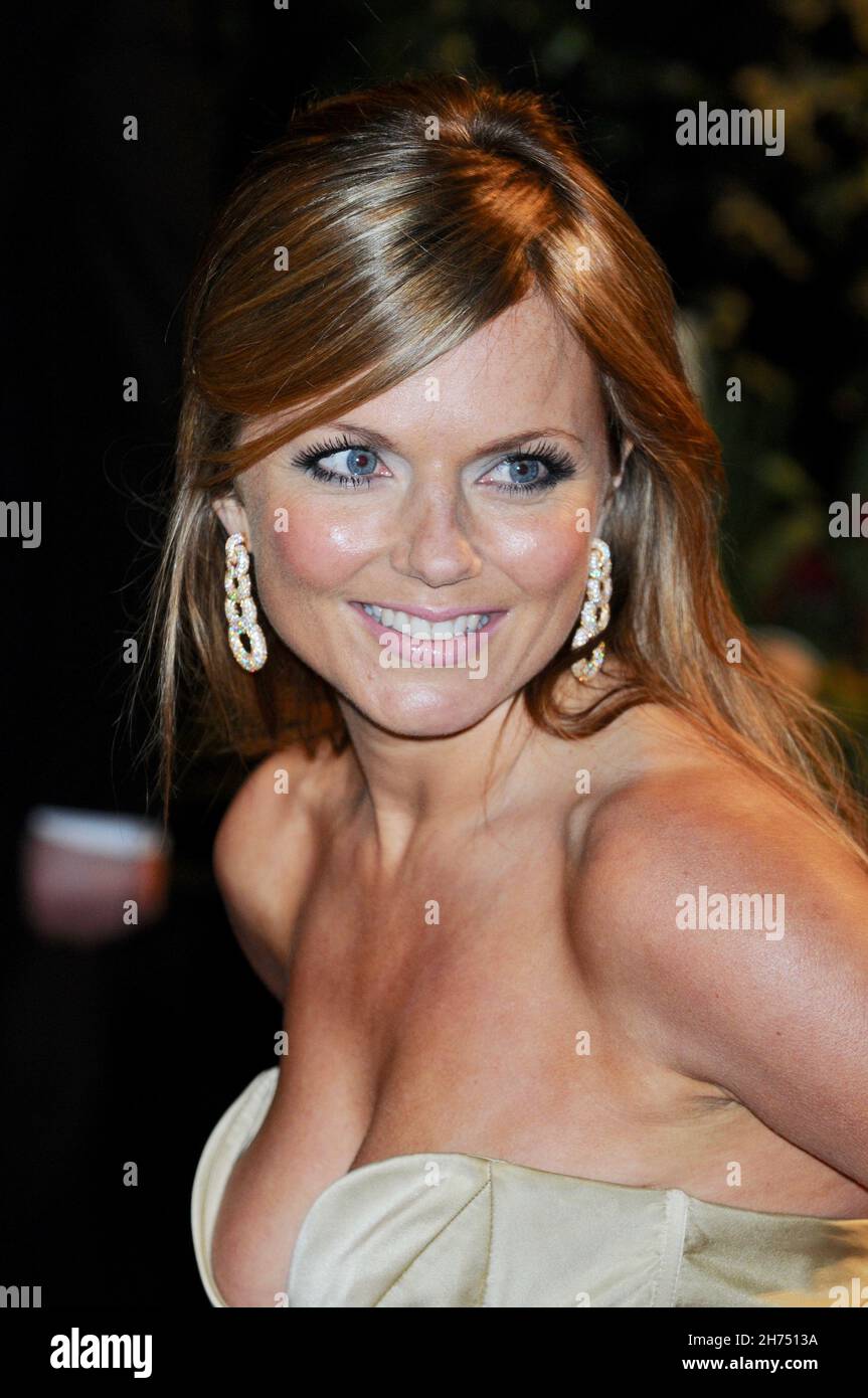 Geri Horner, Weltpremiere, „The Boat That Rocked“, Odeon Leicester Square, London. VEREINIGTES KÖNIGREICH Stockfoto