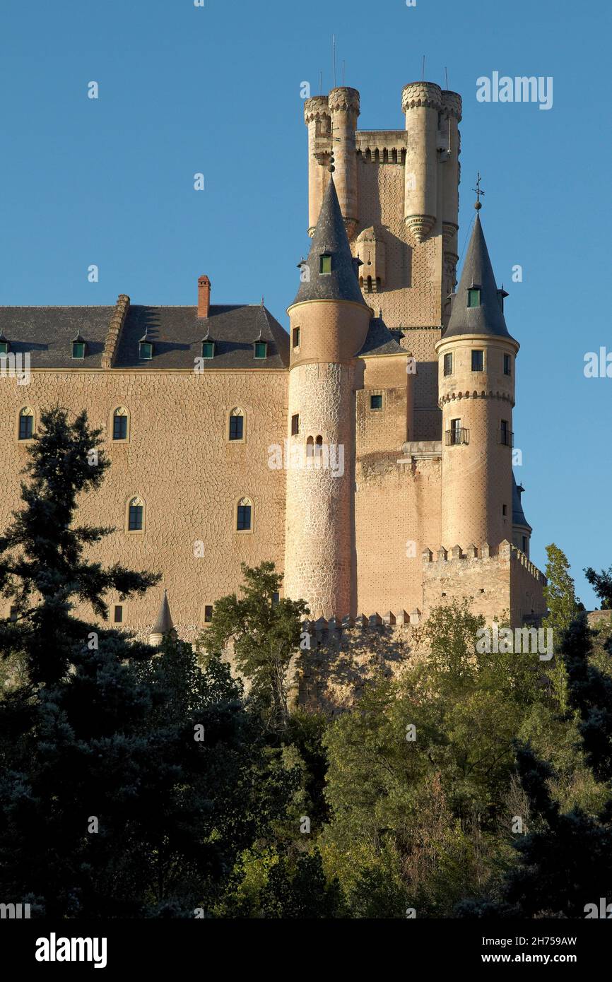 Alcázar. Segovia. Castilla-León. Spanien Stockfoto