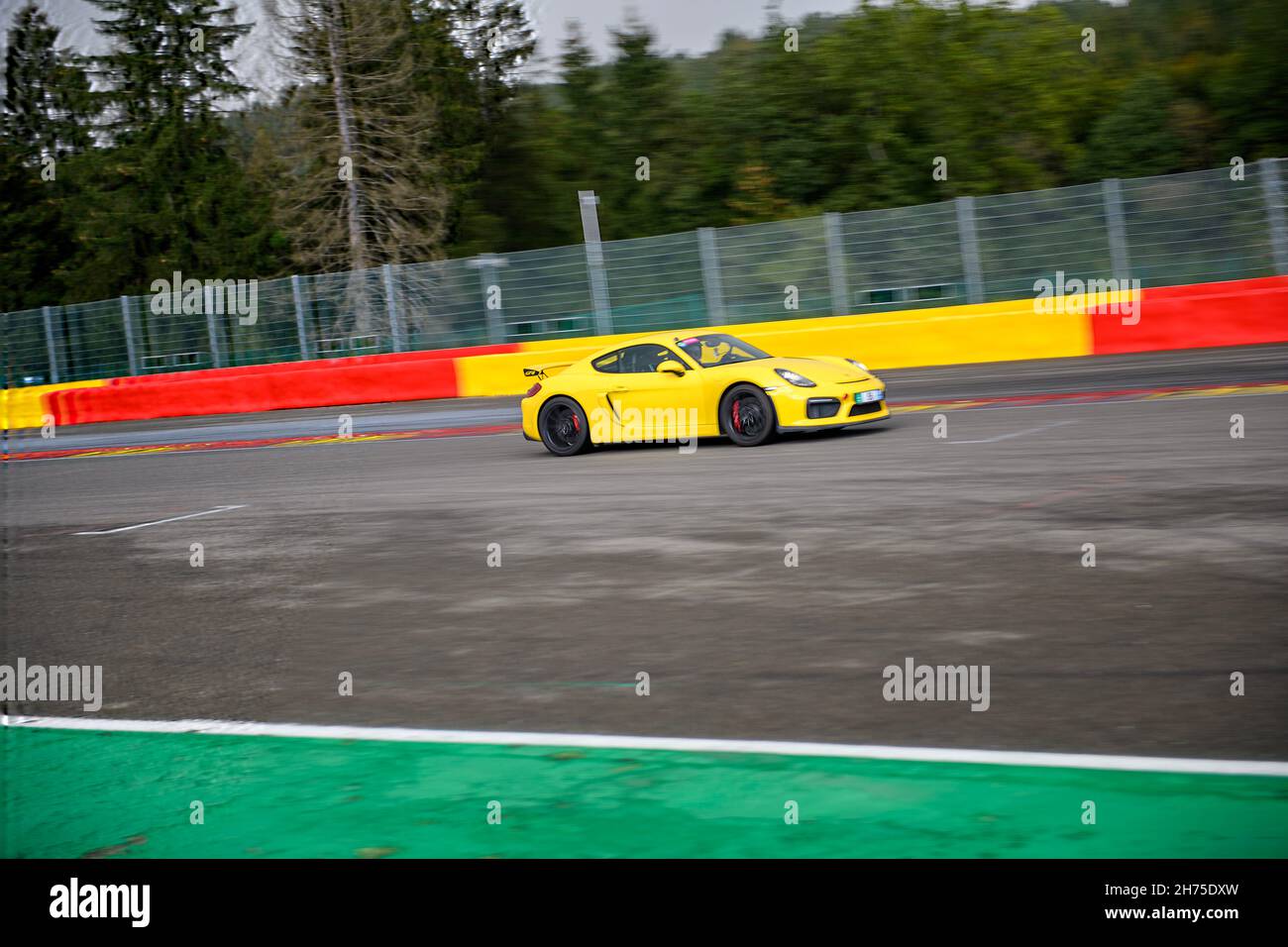 Motorsport Rennstrecke Circuit de Spa-Francorchamps, Stavelot Malmedy, Wallonien, Belgien, Europa Stockfoto