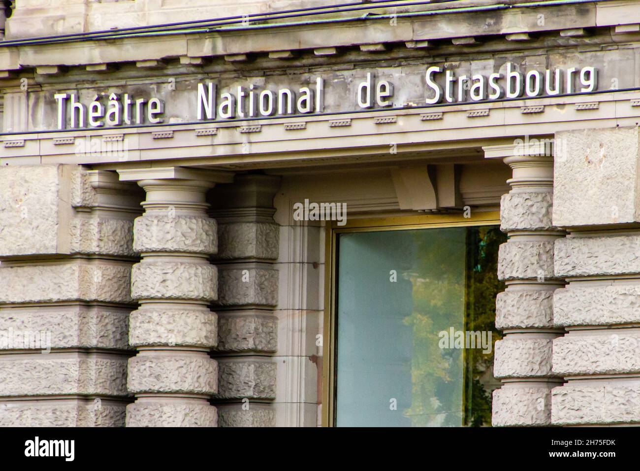 Straßburg, Frankreich, 31. Oktober 2021, das Nationaltheater von Straßburg, TNS, wurde im Oktober 1968 in Straßburg auf Anregung von Hubert gegründet Stockfoto