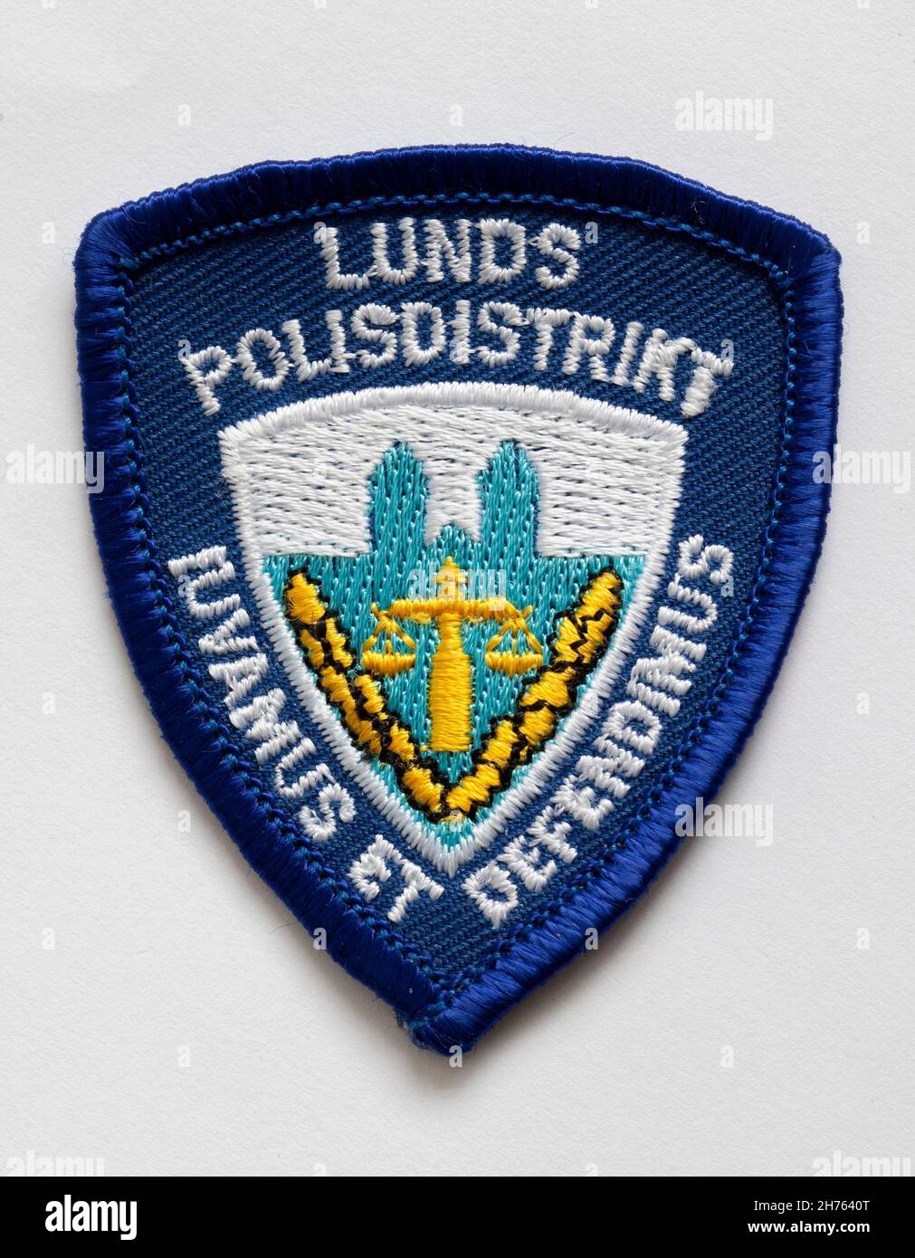 Aufnäher Für Polizeiabzeichen Stockfoto