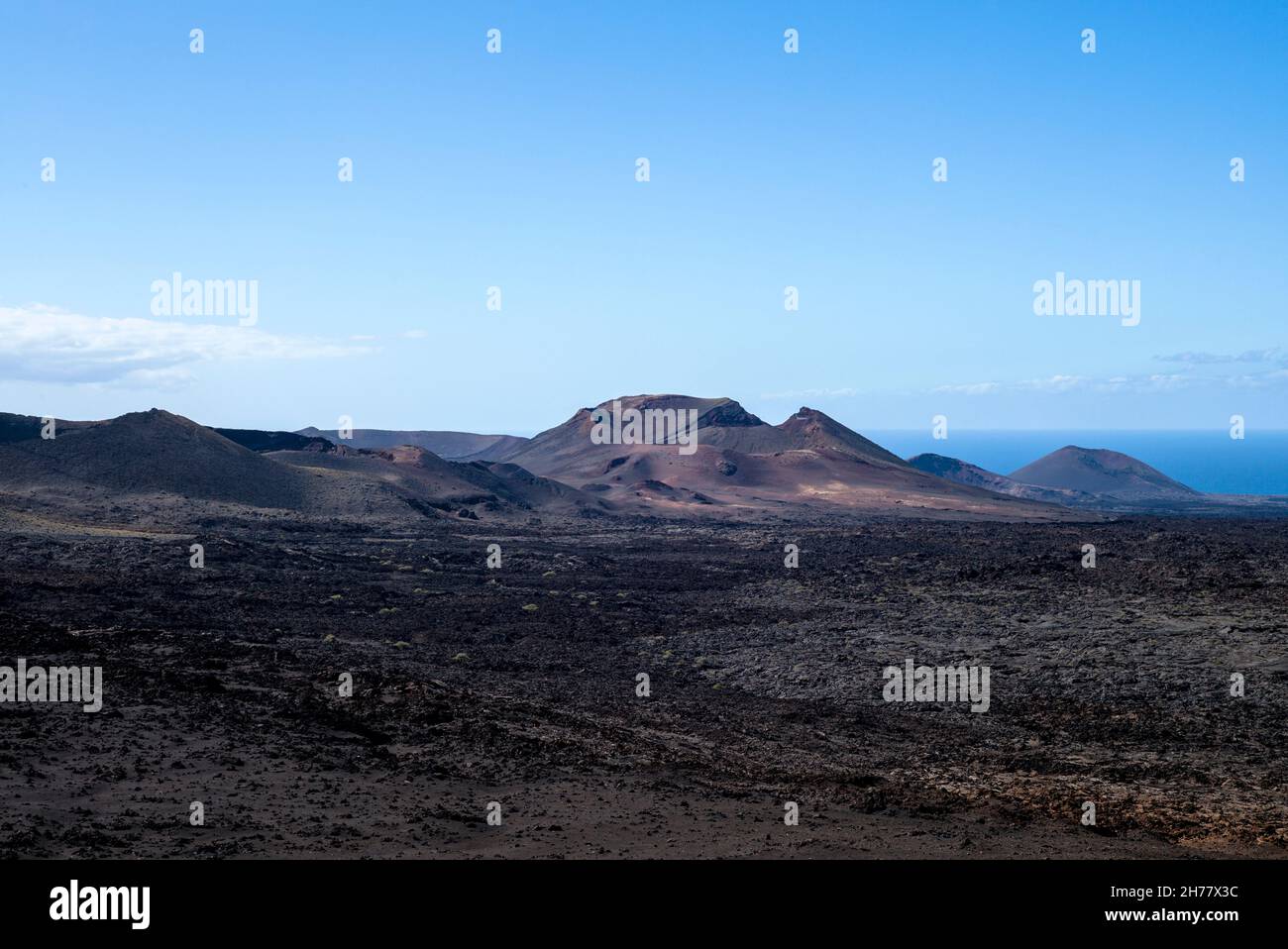 Timanfaya Nationalpark auf Lanzarote Stockfoto