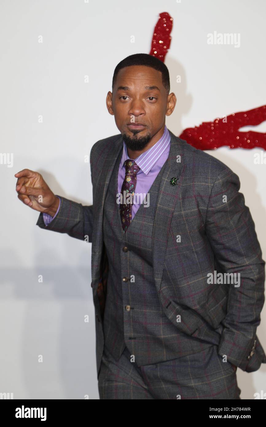 Der amerikanische Schauspieler will Smith nahm an der Sondervorführung von King Richard im Curzon Mayfair, London, Großbritannien, Teil 17th. November 2021 - Stockfoto