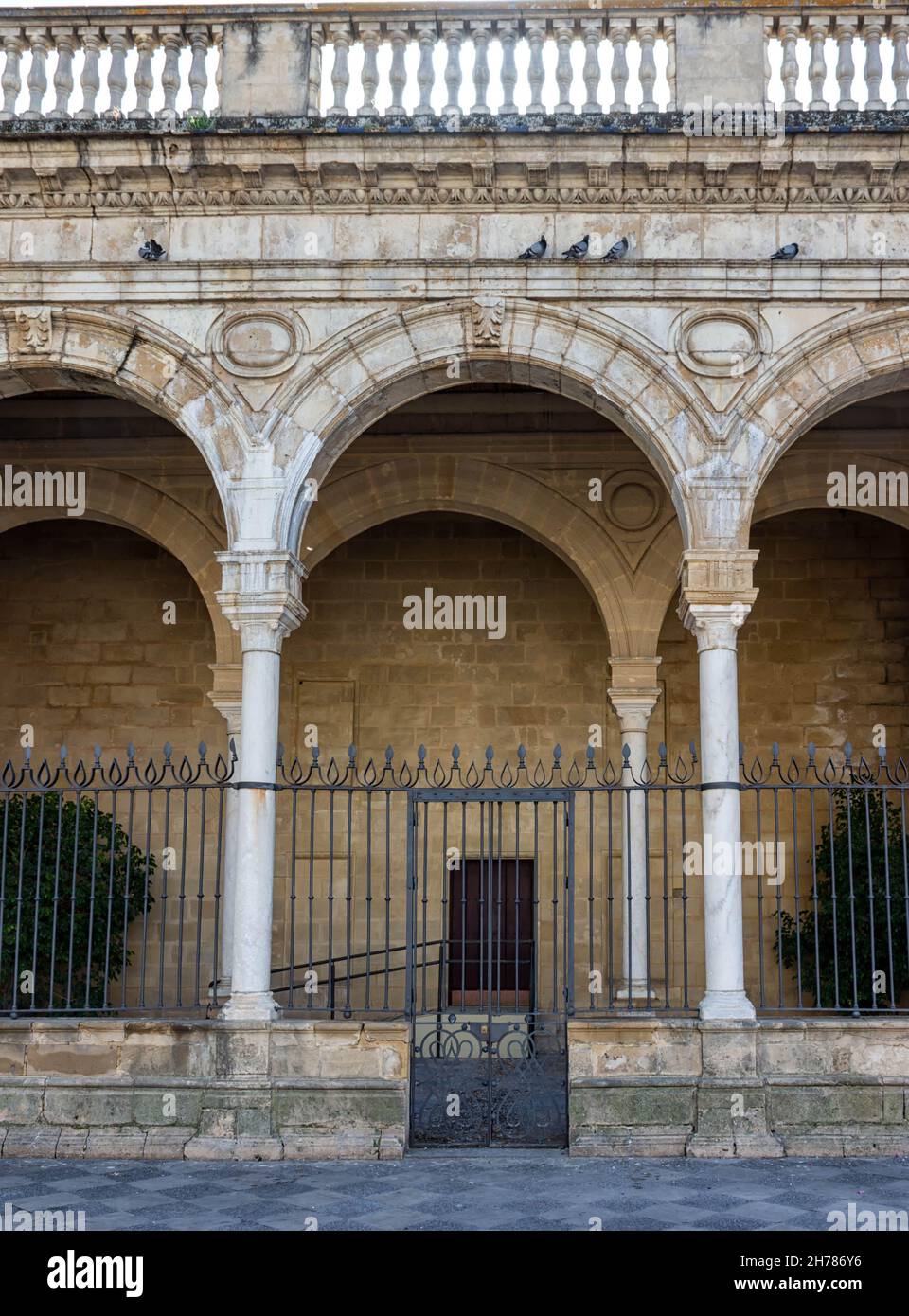 Antigua Casa del Cabildo museo Arqueológico en Jerez de la Frontera, Altes Haus des Archäologischen Museums von Cabildo Stockfoto