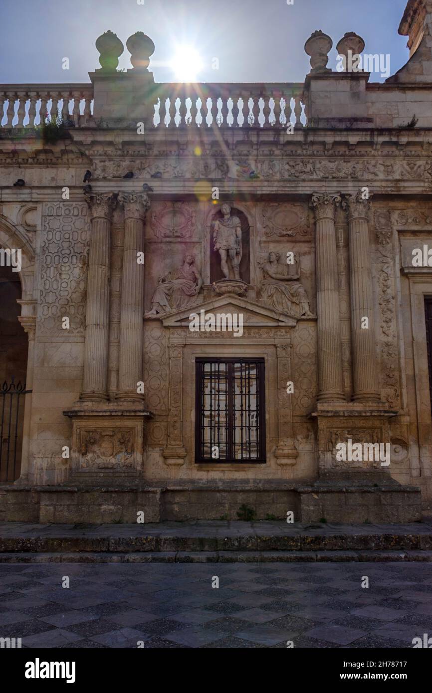 Antigua Casa del Cabildo museo Arqueológico en Jerez de la Frontera, Altes Haus des Archäologischen Museums von Cabildo Stockfoto