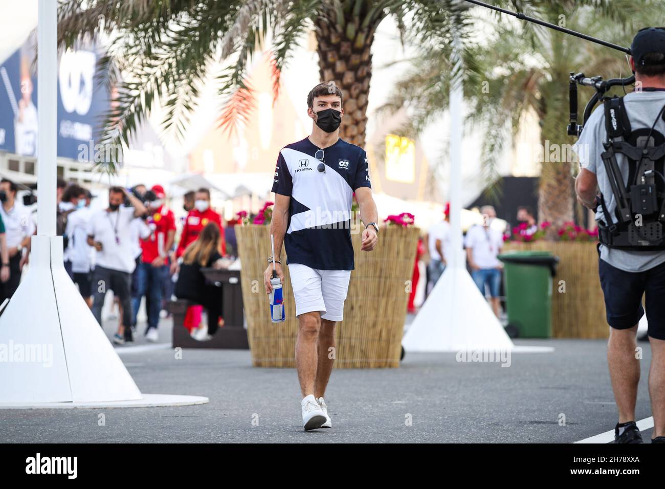 GASLY Pierre (Fra), Scuderia AlphaTauri Honda AT02, Portrait während des Formel 1 Ooredoo Qatar Grand Prix 2021, 20. Lauf der FIA Formel 1 Weltmeisterschaft 2021 vom 19. Bis 21. November 2021 auf dem Losail International Circuit, in Lusail, Katar - Foto: Florent Gooden/DPPI/LiveMedia Stockfoto