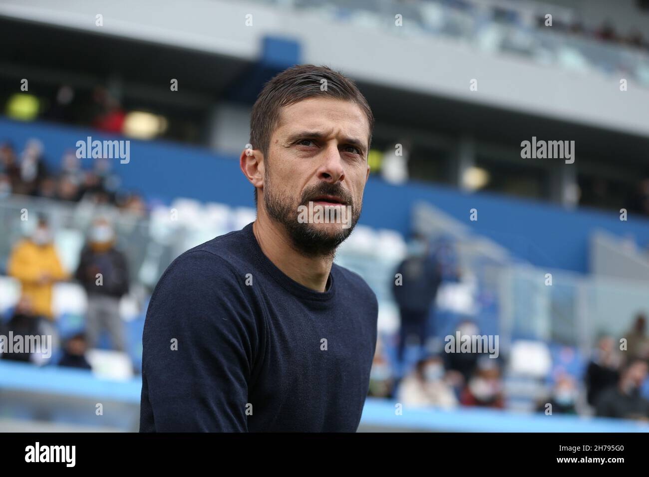 Alessio Dionisi (USA Sassuolo) während des Spiels Sassuolo gegen Cagliari Calcio, italien, Fußballserie A in Reggio Emilia, Italien, November 21 2021 Stockfoto