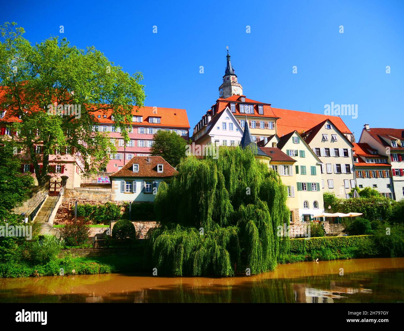 Tübingen, Deutschland: Stadt am Neckar Stockfoto