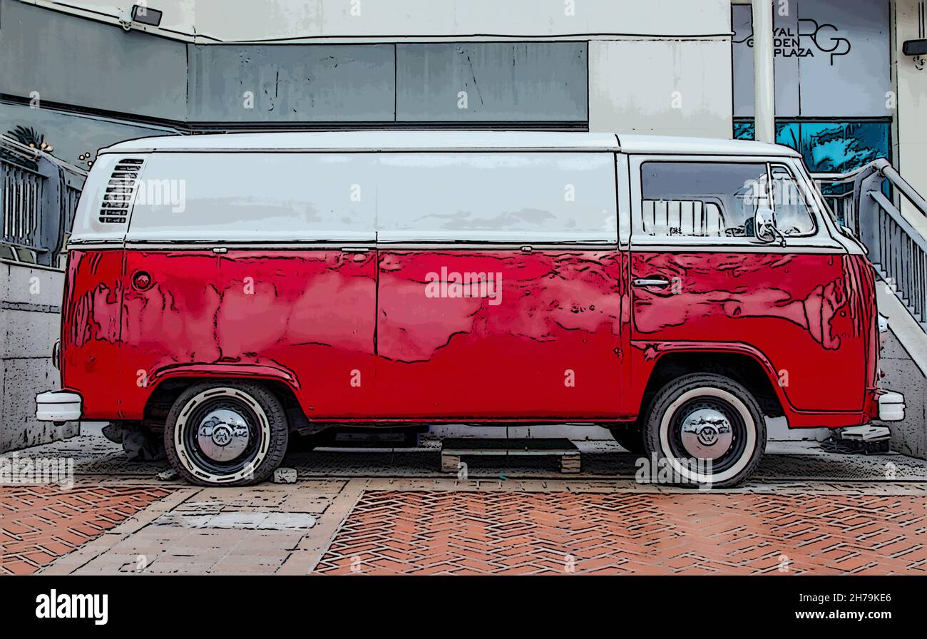 VW Bus oder Bulli Stockfoto