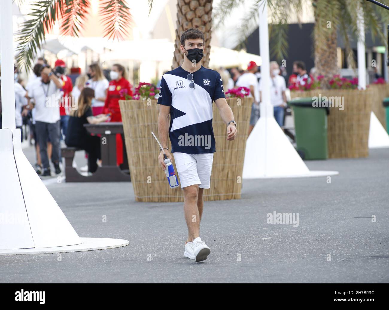 GASLY Pierre (Fra), Scuderia AlphaTauri Honda AT02, Portrait während des Formel 1 Ooredoo Qatar Grand Prix 2021, 20th Lauf der FIA Formel 1 Weltmeisterschaft 2021 vom 19. Bis 21. November 2021 auf dem Losail International Circuit, in Lusail, Katar - Foto: Dppi/DPPI/LiveMedia Stockfoto