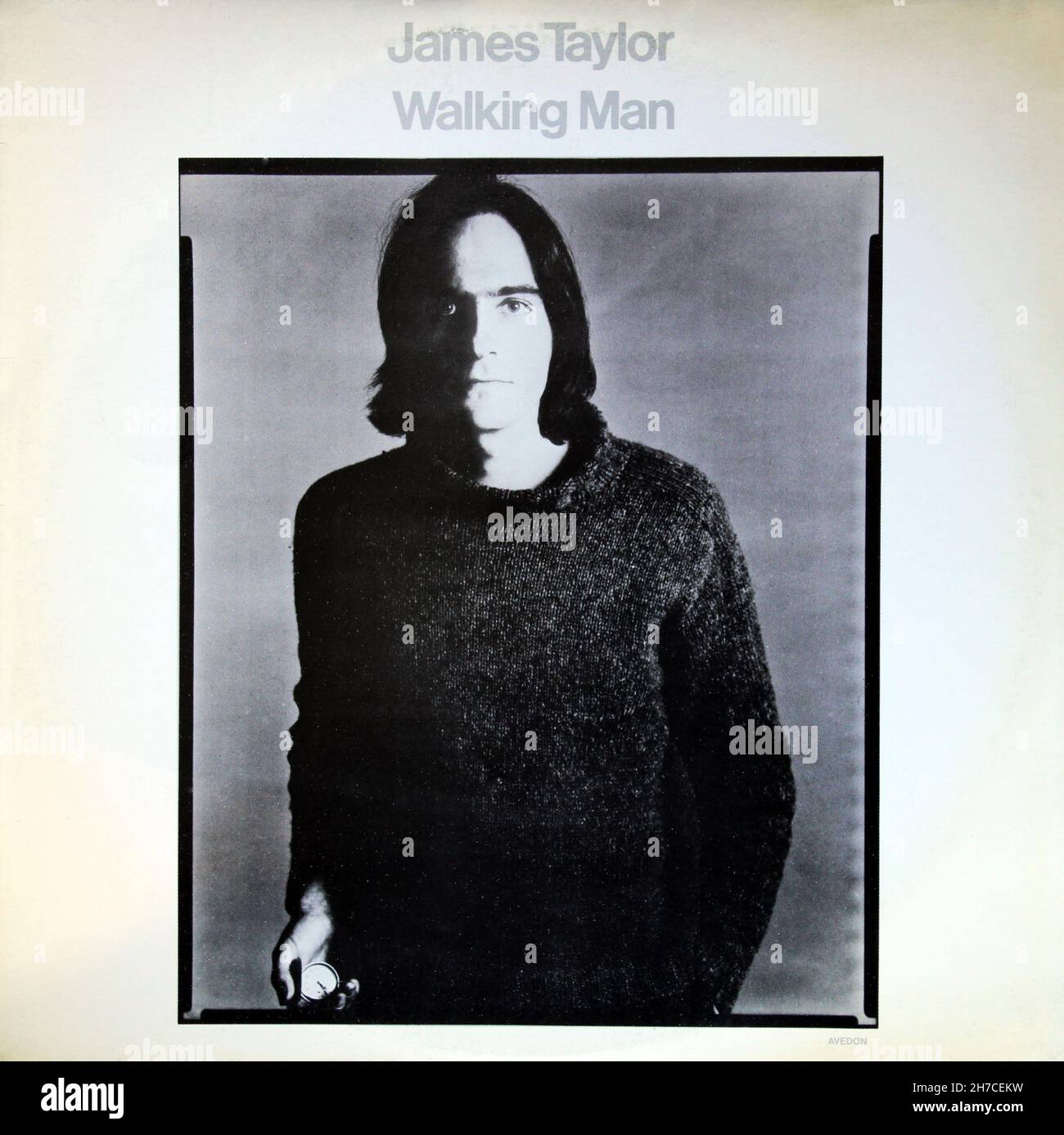 James Taylor: 1974. LP Frontcover: Walking man Stockfoto