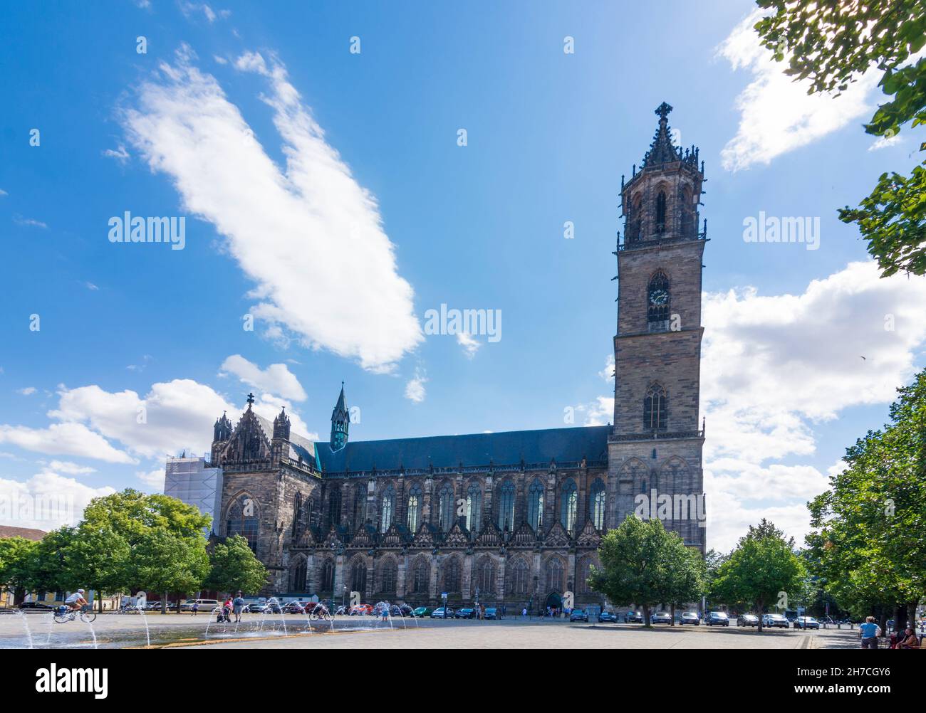 Magdeburg: dom in , Sachsen-Anhalt, Sachsen-Anhalt, Deutschland Stockfoto