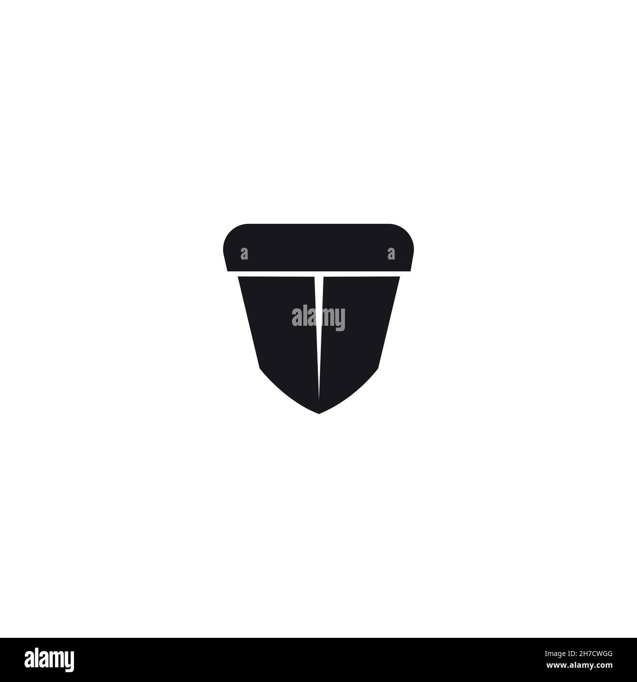 Symbol für flache Mutter. Einfaches Stil Haselnuss Bauernhof Poster Hintergrund-Symbol. Logo-Design-Element. T-Shirt-Druck. Vektor für Aufkleber. Stock Vektor