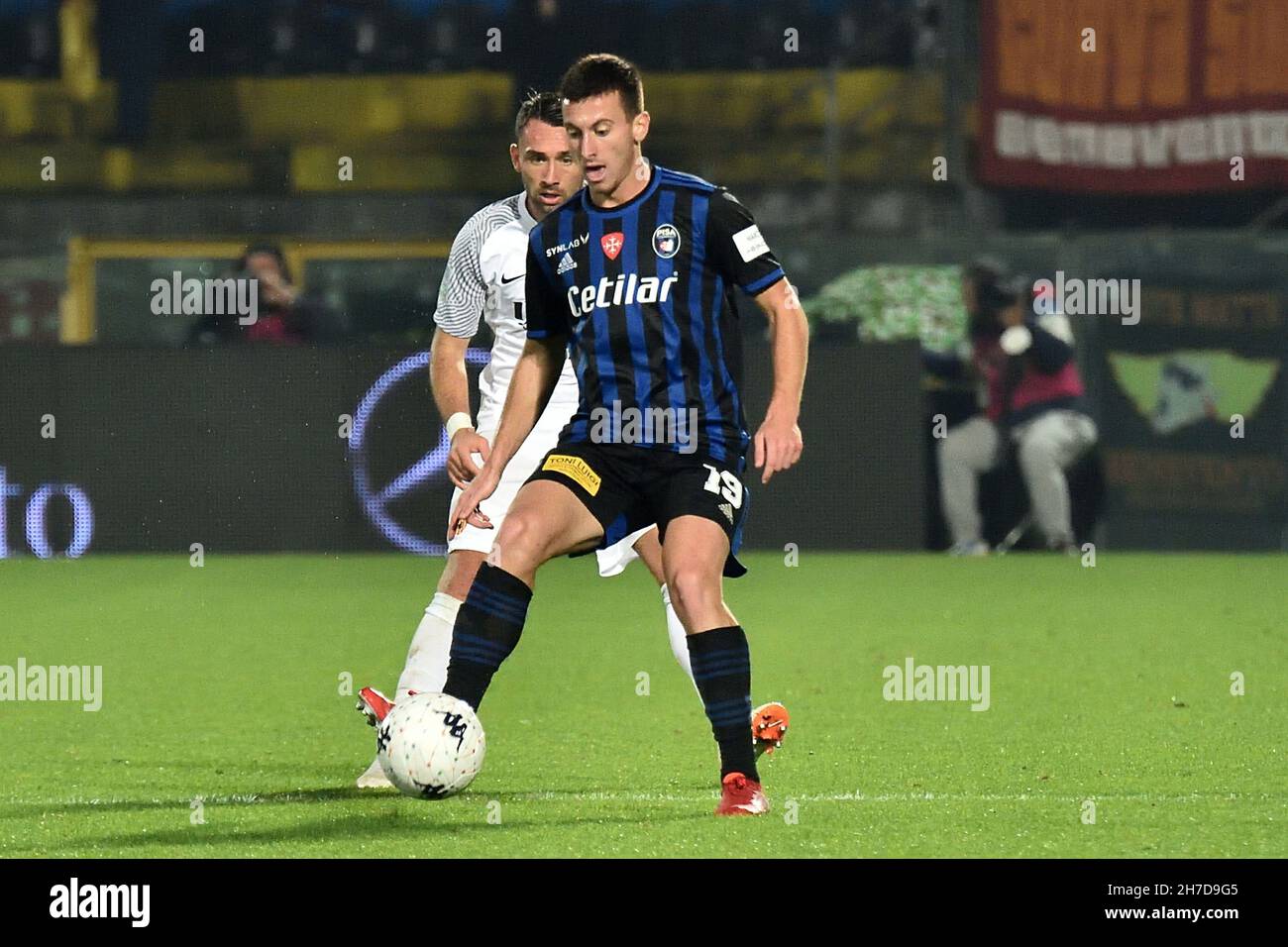 Arena Garibaldi, Pisa, Italien, 21. November 2021, Samuele Birindelli (Pisa) während des AC Pisa gegen Benevento Calcio - Italienische Fußball-Liga Stockfoto