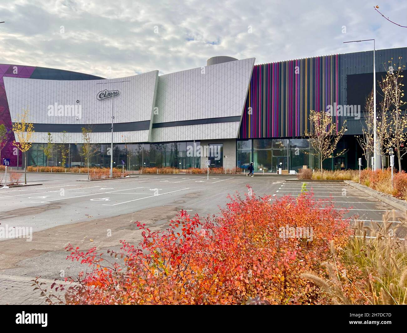 Respublika Einkaufs- und Unterhaltungszentrum, Kiew, Ukraine Stockfoto