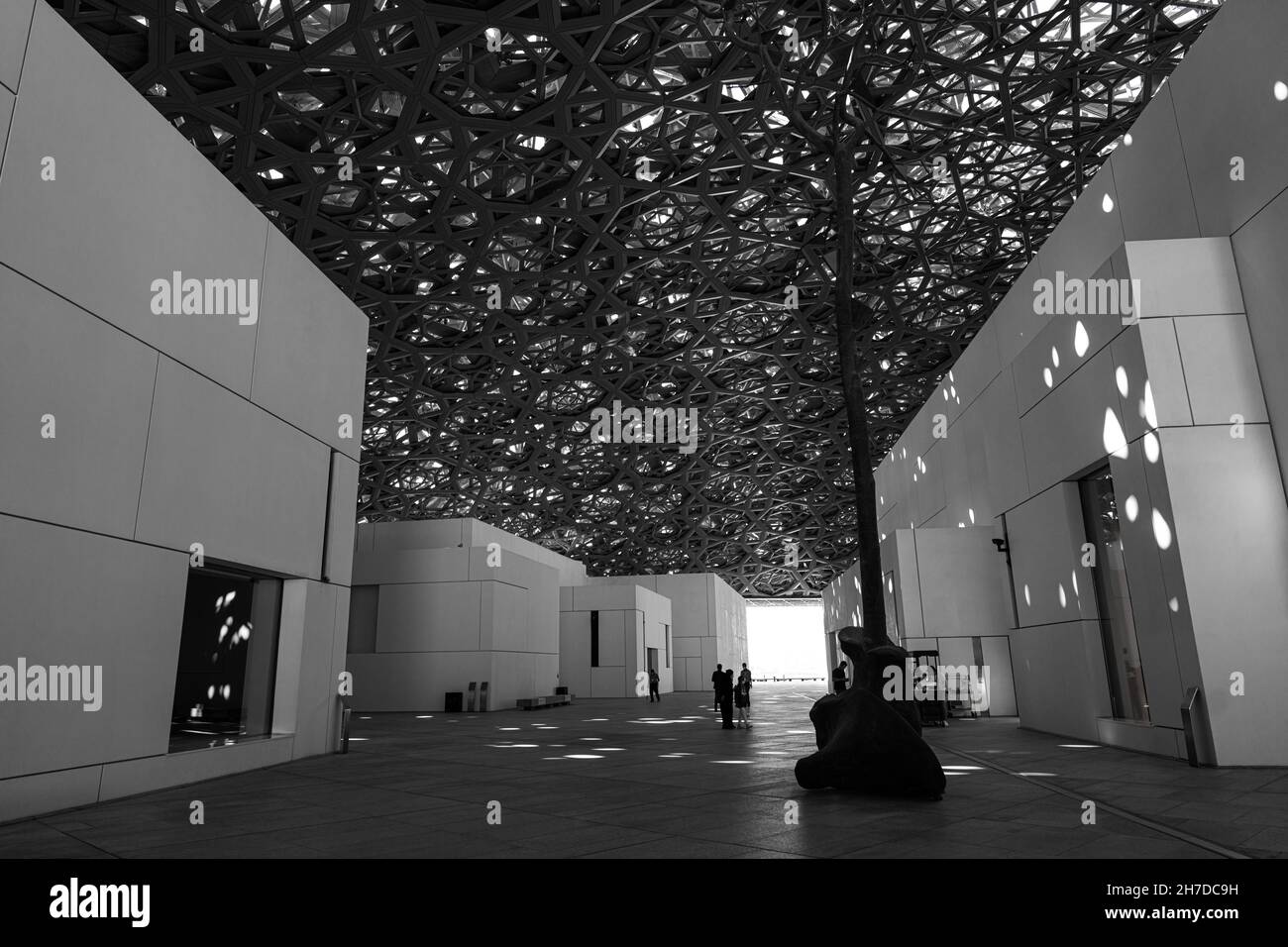 Louvre Museum Abu Dhabi Stockfoto