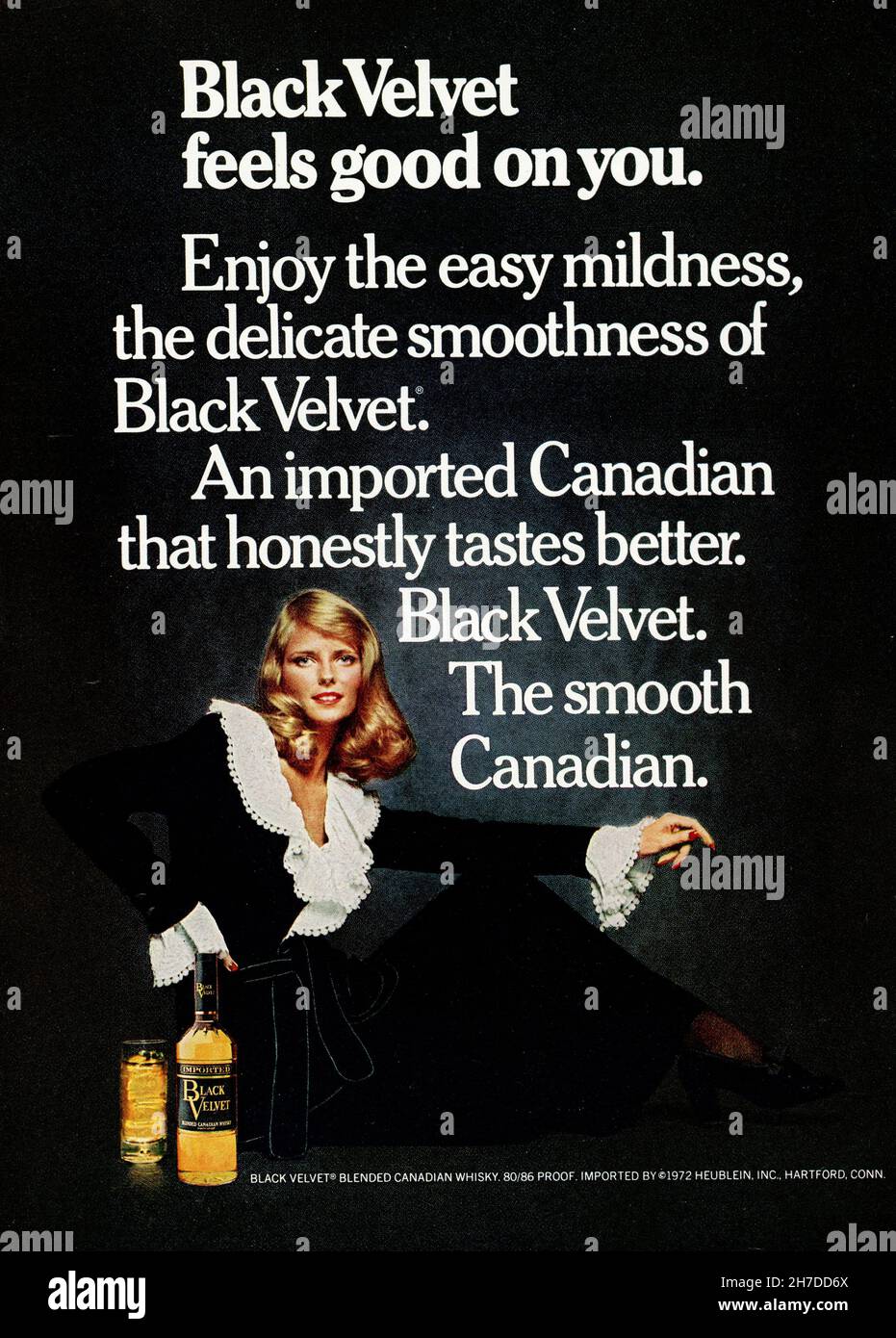April 1973 Werbespot des Magazins „Playboy“, USA Stockfoto