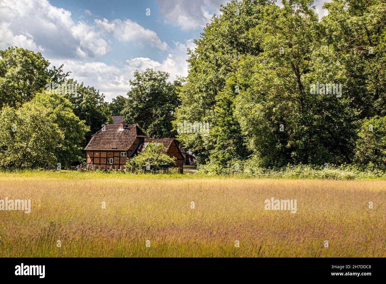 Ein deutsches Landhaus Stockfoto