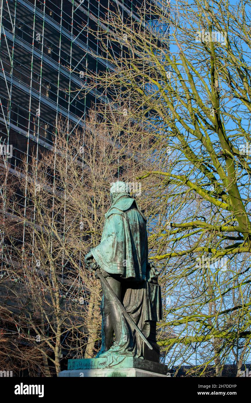 Statue Graf Jan Van Nassau In Utrecht Niederlande 28-12-2019 Stockfoto