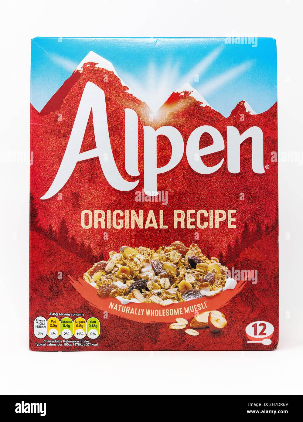 Alpen Müsli Original Stockfoto