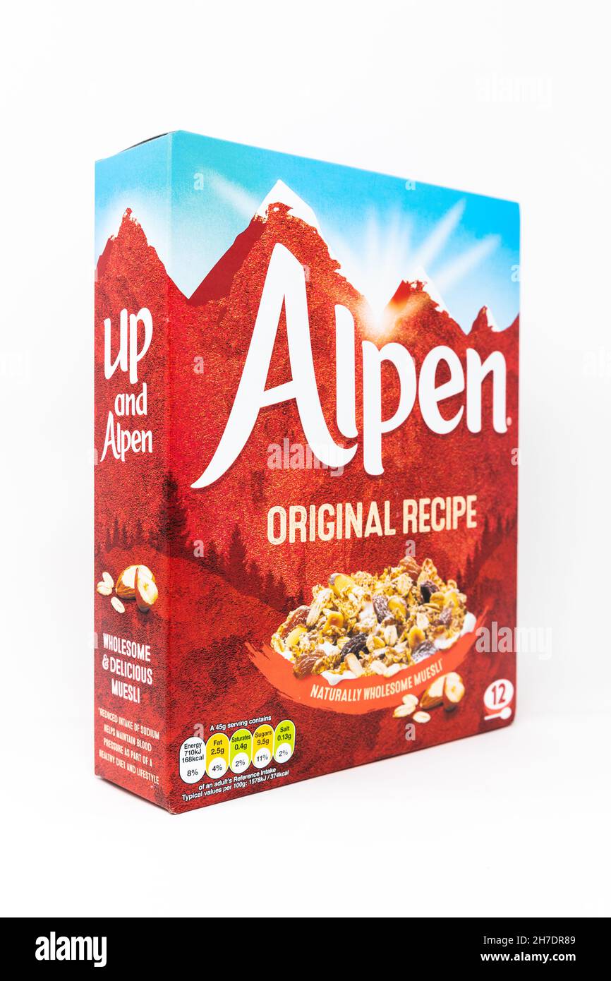 Alpen Müsli Original Stockfoto