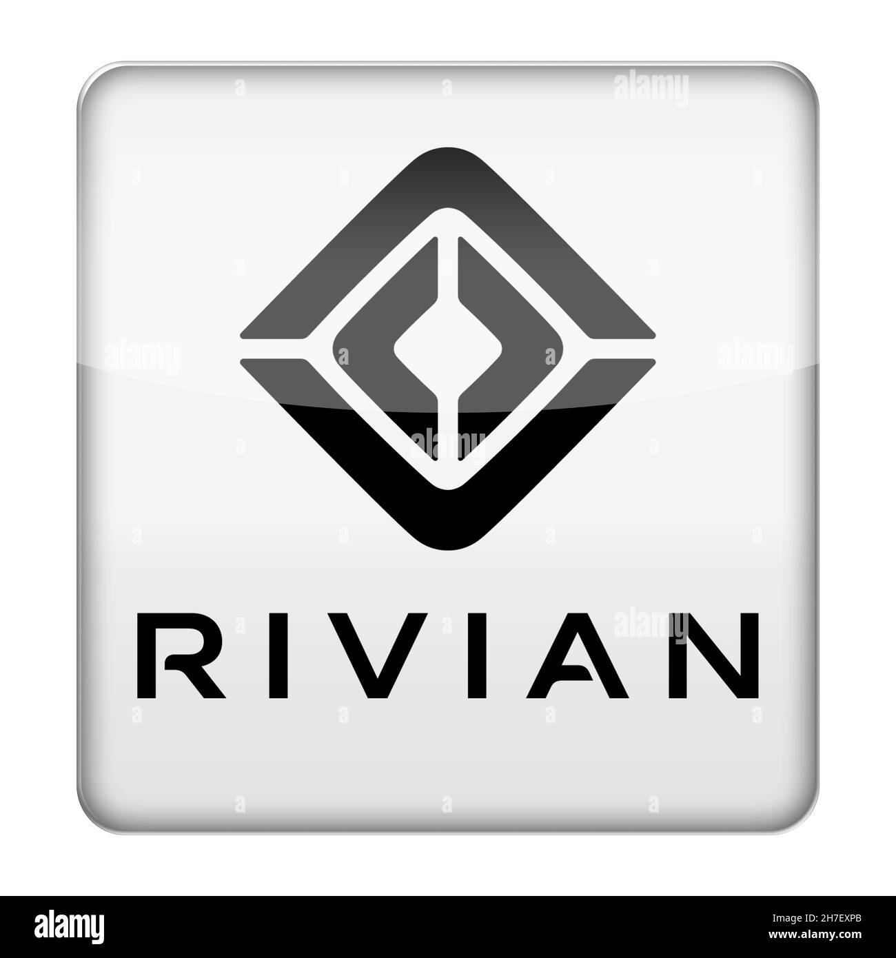 Rivian-Logo Stockfoto