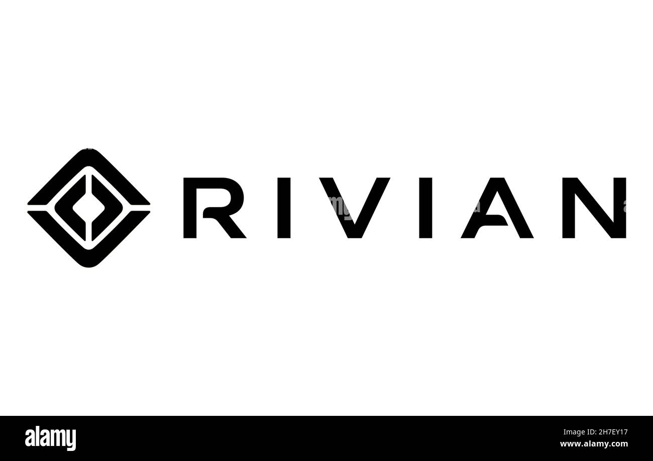 Rivian-Logo Stockfoto