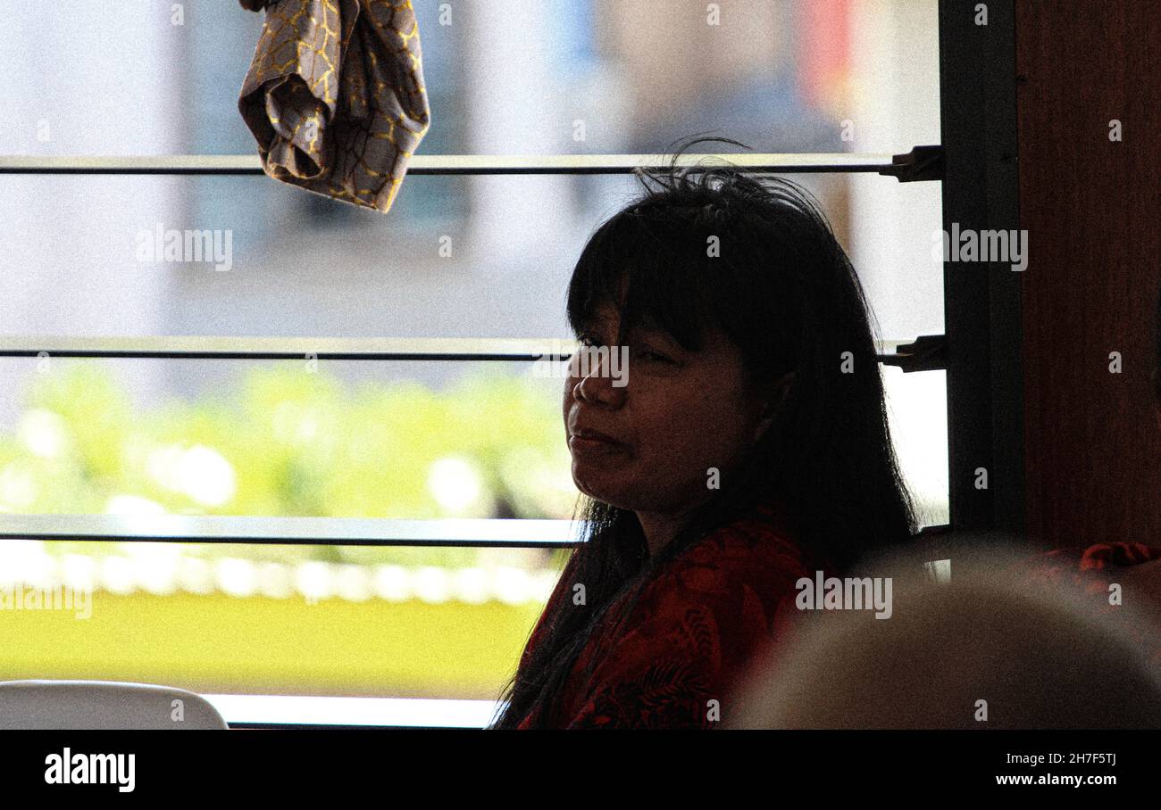 Lady Yumei Ni Cragnolini bei der Eröffnung der Kirche Bethel III im Dorf Keapara, Zentralprovinz, Papua-Neuguinea (20. November 2021) Stockfoto