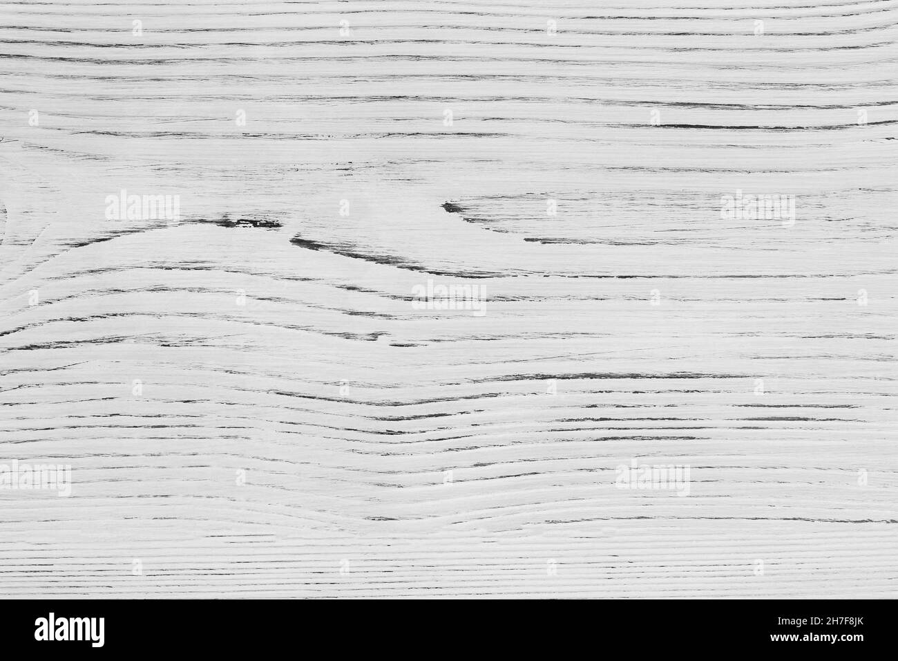 Alte Holzplatte mit weißer Farbe, Hintergrund, Textur bemalt Stockfoto